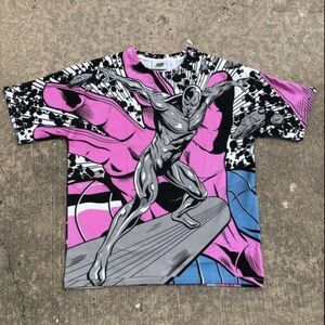 Chronic Images 2021 'Galactus Don't Surf' Single Stitch Mega Print Tee Large AOP